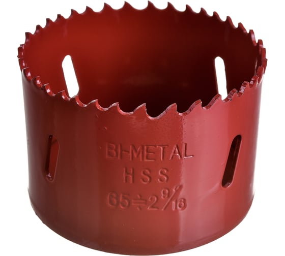 Изображение товара Коронка пильная биметаллическая 65 мм Elitech 1820.062000