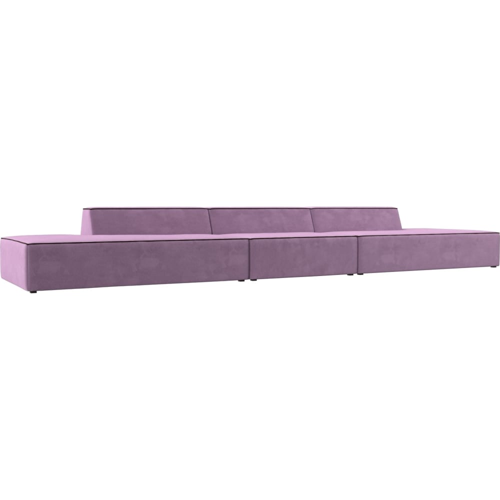 Прямой модульный диван Лига диванов прямой диван книжка артмебель вест микровельвет фиолетовый
