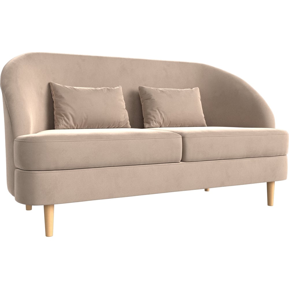 Изображение товара Кушетка Лига диванов Атико бежевый велюр современная без механизма