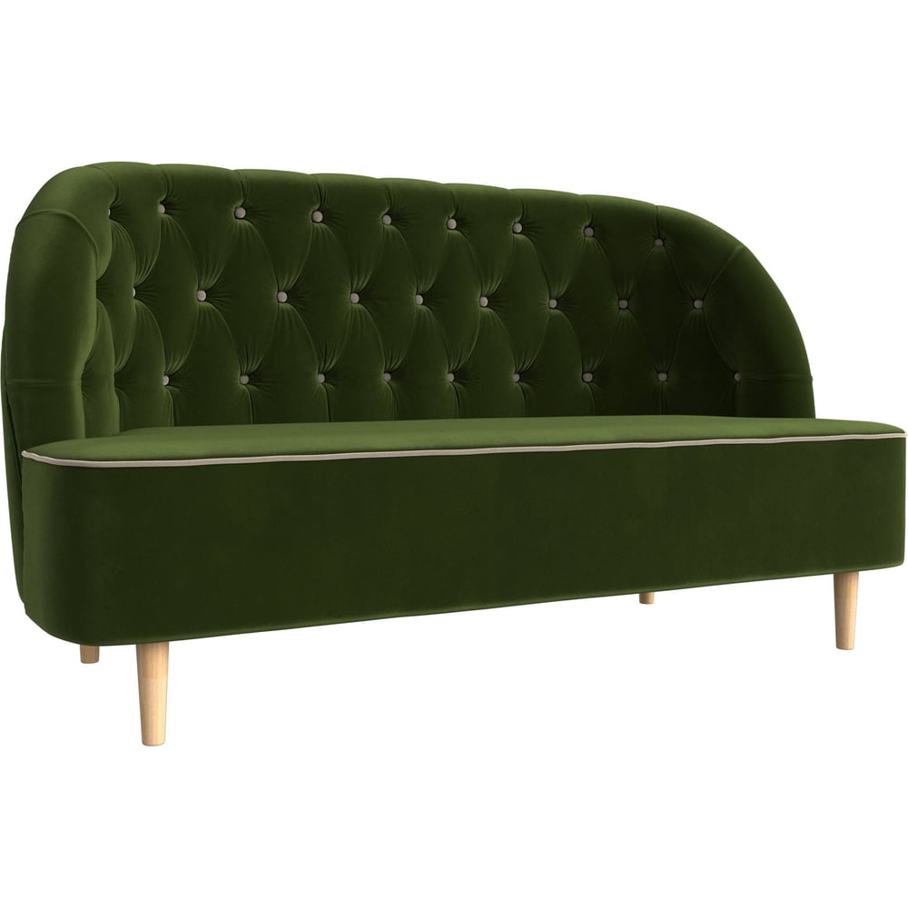 Изображение товара Кушетка Лига диванов Амиса 109838, стиль модерн, зеленая, 3 места