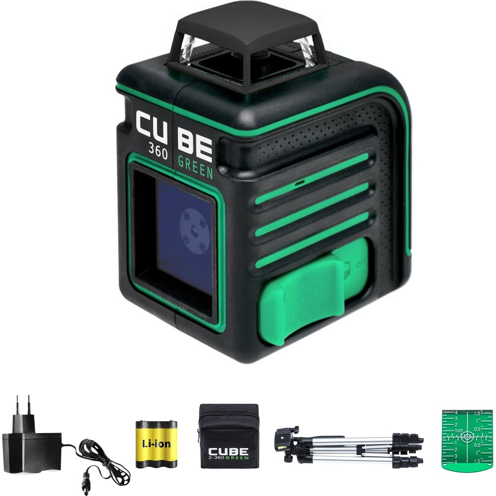 Изображение товара Лазерный уровень ADA Cube 360 Green Professional Edition А00535