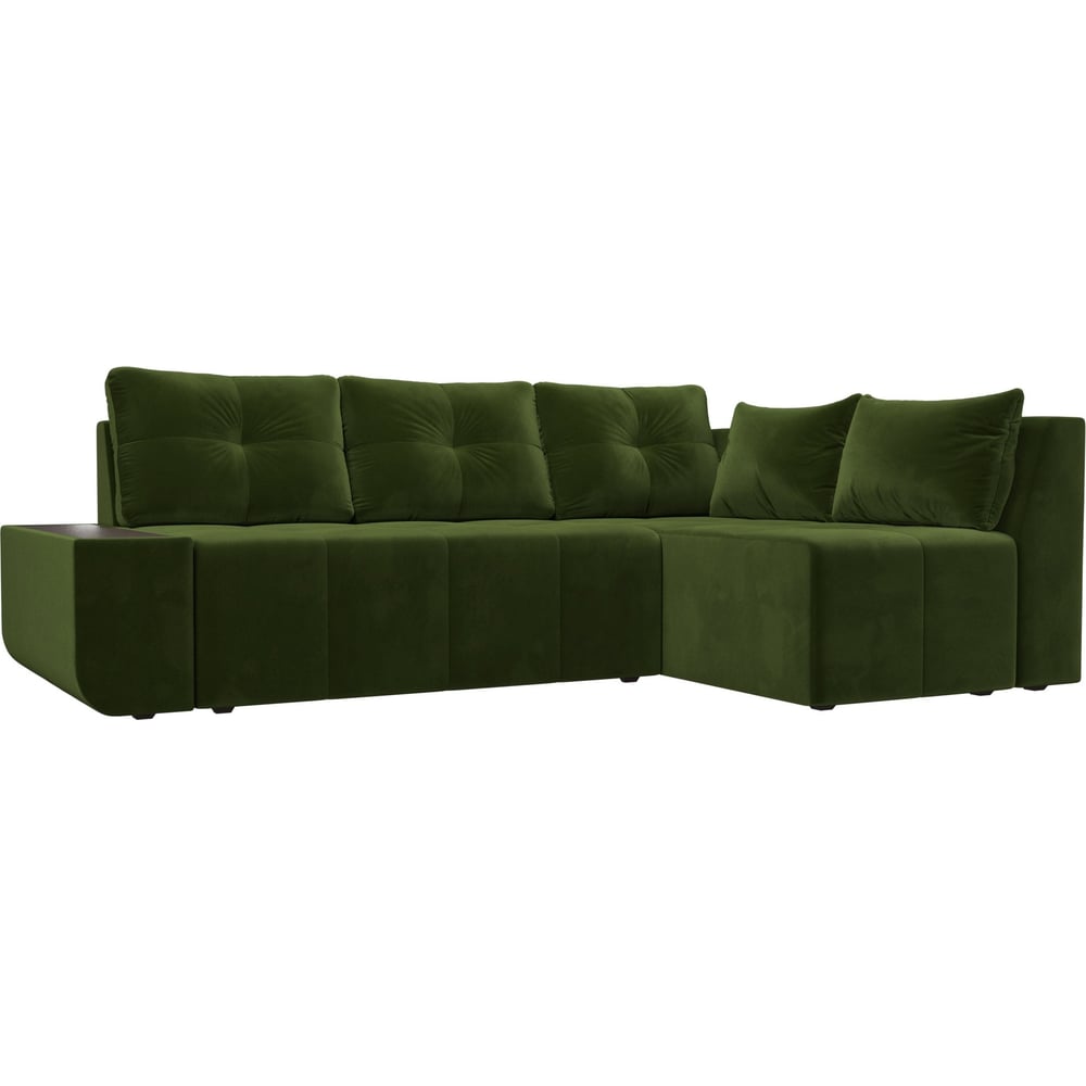 Угловой диван Лига диванов угловой диван лига диванов ливерпуль лайт правый угол велюр зеленый