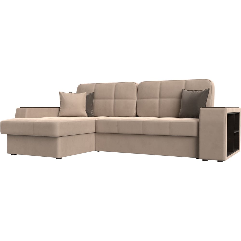 Изображение товара Угловой диван Лига диванов Брюссель левый велюр бежевый