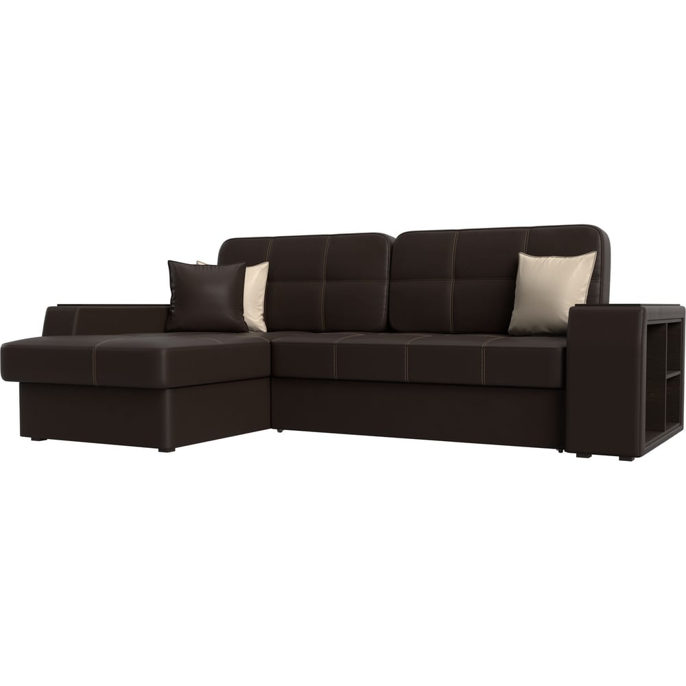 Изображение товара Угловой диван Брюссель Лига диванов с механизмом дельфин и ящиком для белья