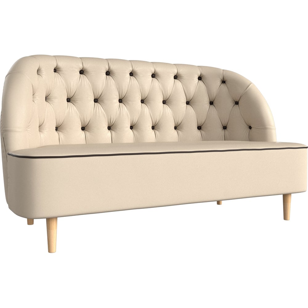 Изображение товара Кушетка Лига диванов Амиса - стильный бежевый диван для гостиной 3 места