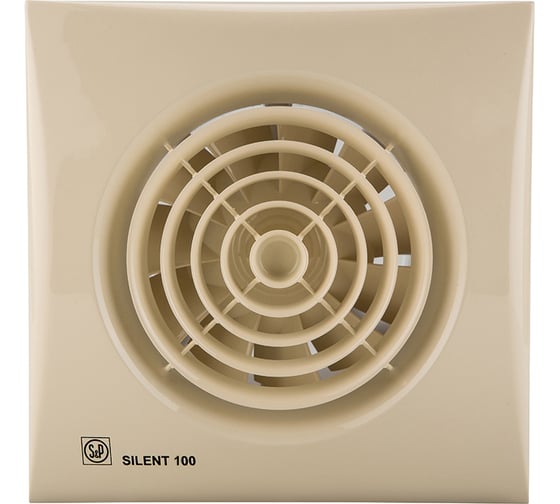 Изображение товара Вентилятор Soler&Palau SILENT-100 CZ IVORY RE 03-0103-169