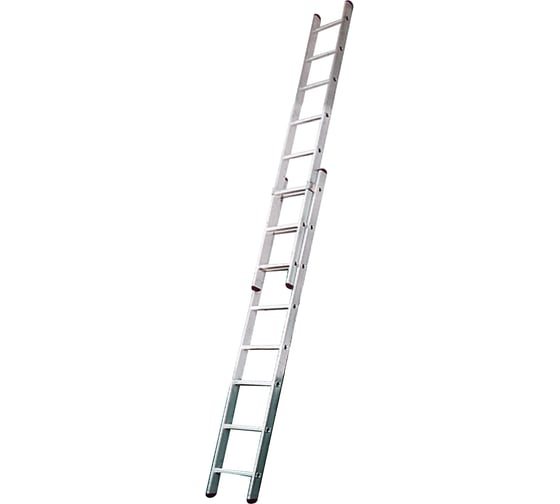 Изображение товара Алюминиевая двухсекционная лестница 2х8 Krause Corda 012081