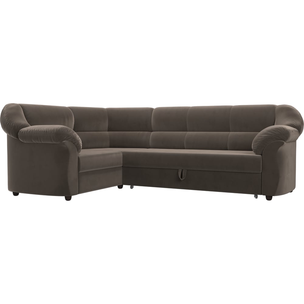 Изображение товара Угловой диван Карнелла Лига диванов с левым углом велюр модерн