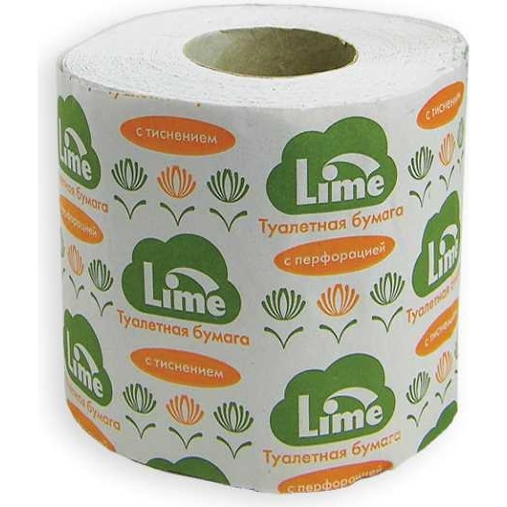 Туалетная бумага Lime туалетная бумага delika макси 1 слой 67 м