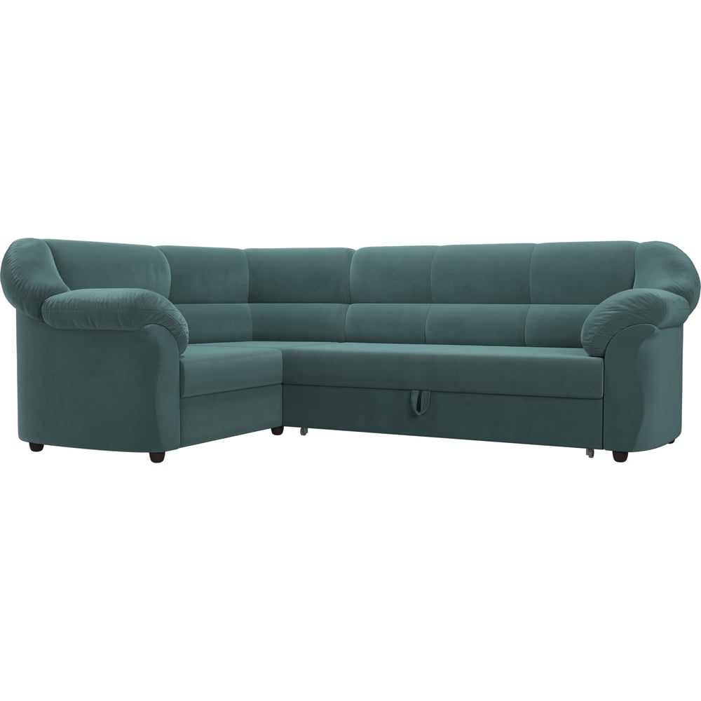 Изображение товара Угловой диван Лига диванов Карнелла левый угол бирюзовый