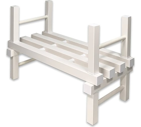 Изображение товара Одноярусный стеллаж Эскар в-70, цвет белый 8534970