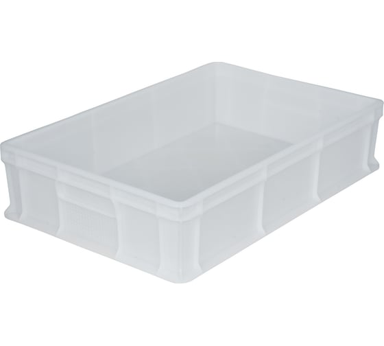 Изображение товара Морозостойкий сплошной ящик Тара.ру 600х400х140 мм, белый 16408