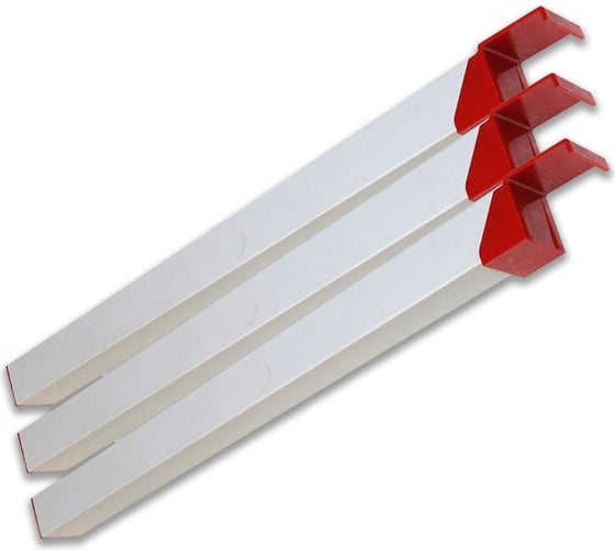 Изображение товара Угловой модуль для одноярусного стеллажа Эскар в, цвет серый/красный 85348331