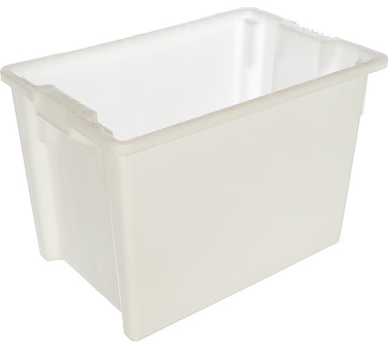 Изображение товара Морозостойкий сплошной ящик Тара.ру 600х400х400 мм, белый 05340