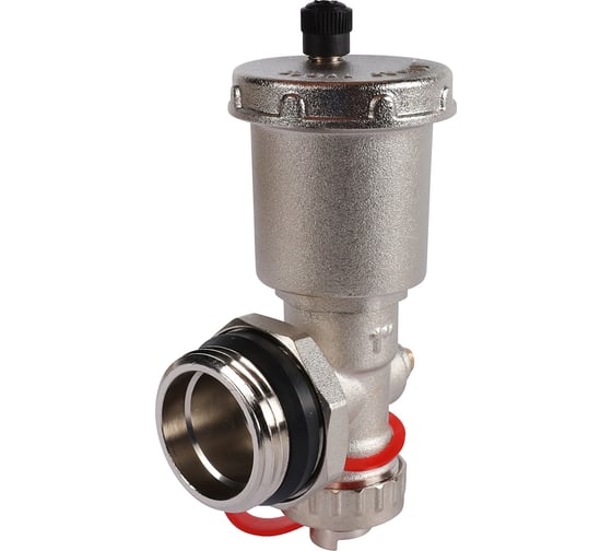 Изображение товара Регулируемый концевой фитинг с дренажным вентилем ROMMER автоматический воздухоотводчик 1" Rms-1001-010001 RG0091LAP2TTJI