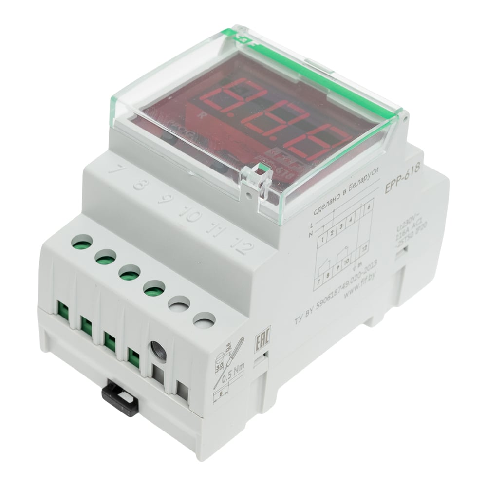 Изображение товара Многофункциональное реле тока Евроавтоматика F&F epp-618 для автоматизации ремонта и защиты электро