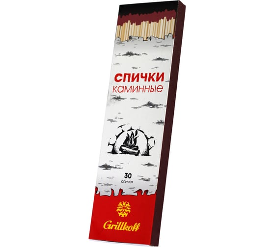Изображение товара Спички Grillkoff каминные 47