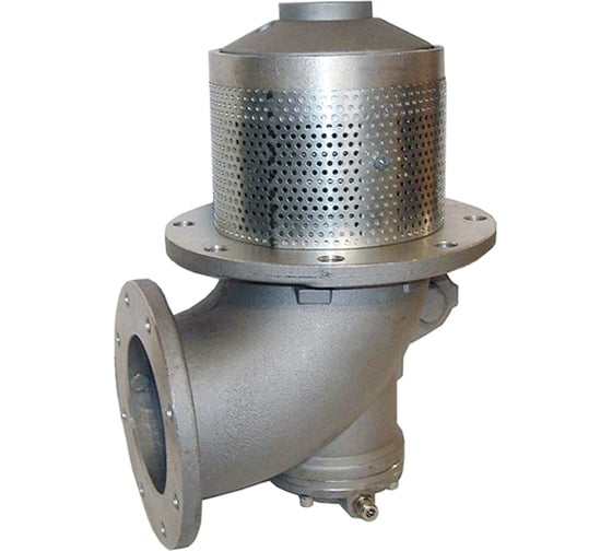 Изображение товара Пневматический донный клапан TITAN LOCK круглый фланец, алюминий, 4in TL400PBV-C