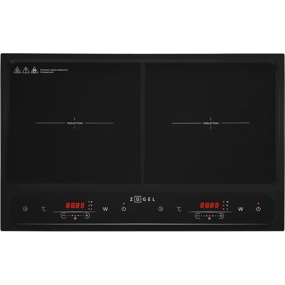 Изображение товара Настольная индукционная плита ZUGEL ZIH620B с сенсорным управлением
