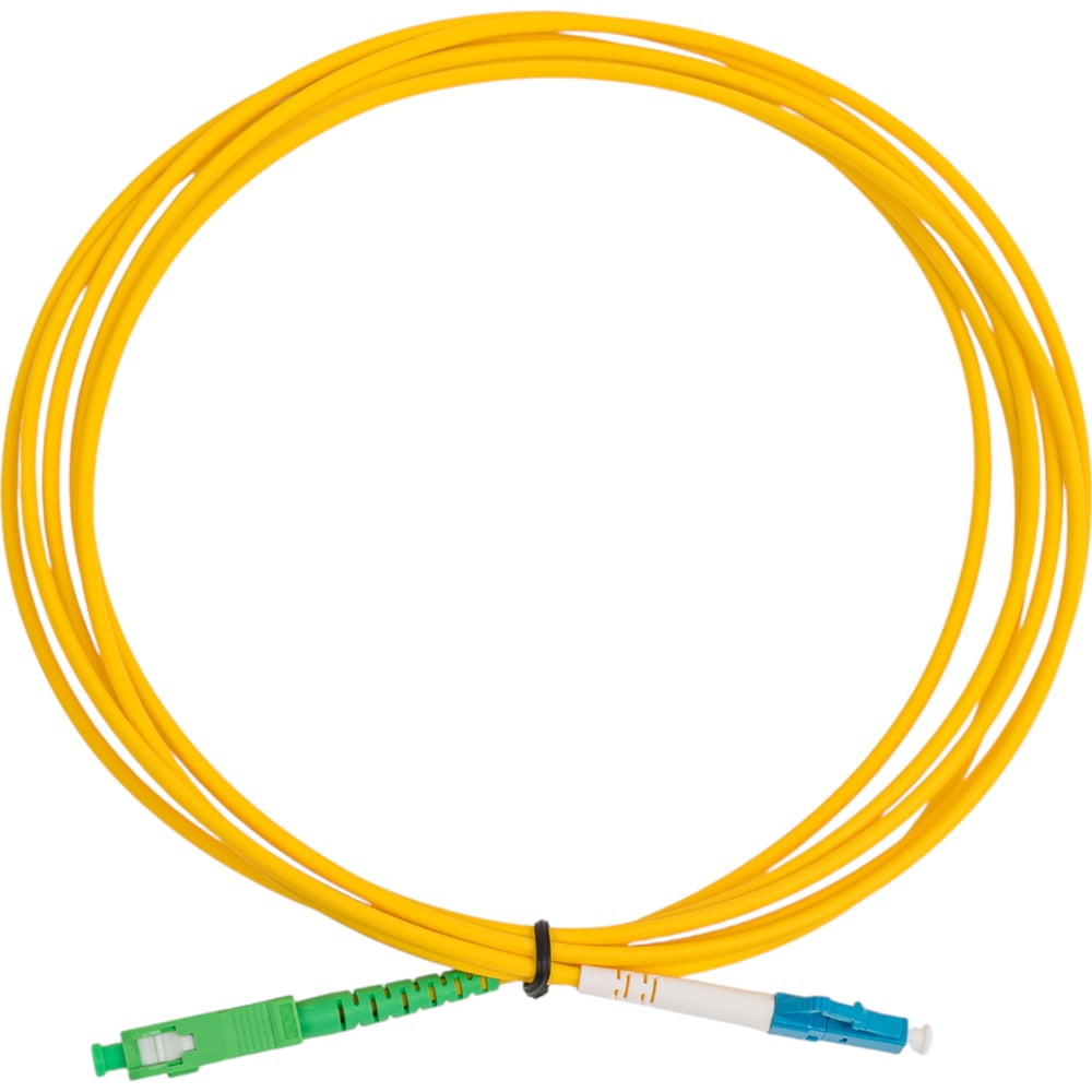 Изображение товара Оптический патч-корд Cabeus 3м SC-LC APC-UPC SM 9/125 LSZH