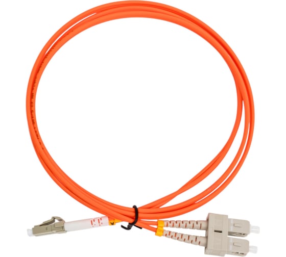 Изображение товара Оптический шнур Cabeus duplex lc-sc 62,5/125 mm 1,5м lszh FOP-62-LC-SC-1,5m