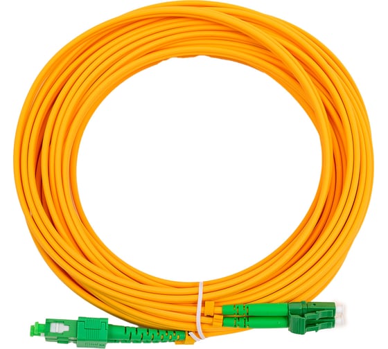 Изображение товара Оптический шнур Cabeus duplex lc/apc-sc/apc 9/125 sm 10м lszh FOP(d)-9-LC/APC-SC/APC-10m