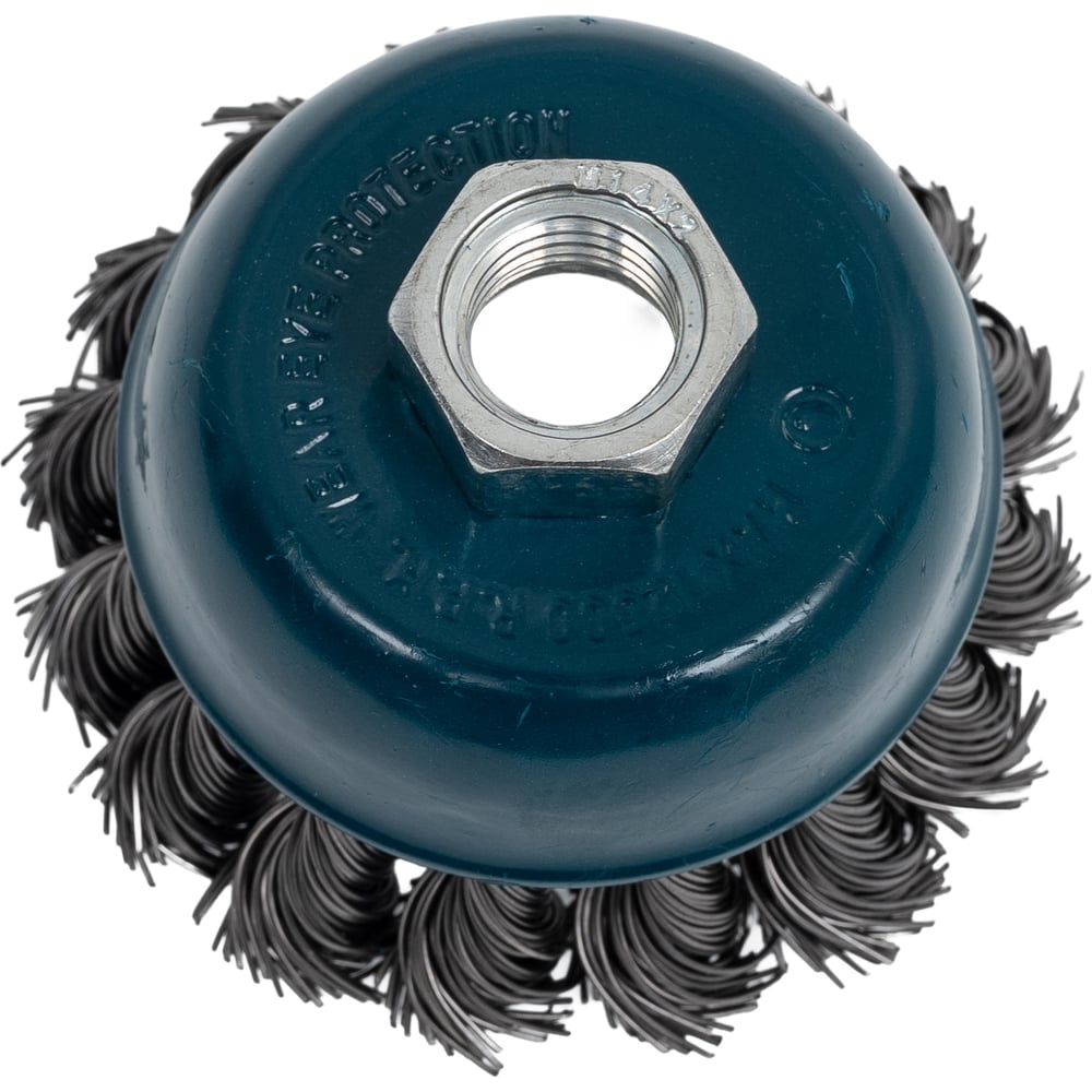 Изображение товара Корпщетка чашеобразная стальная витая 60 мм для УШМ Forsage F-BWC125