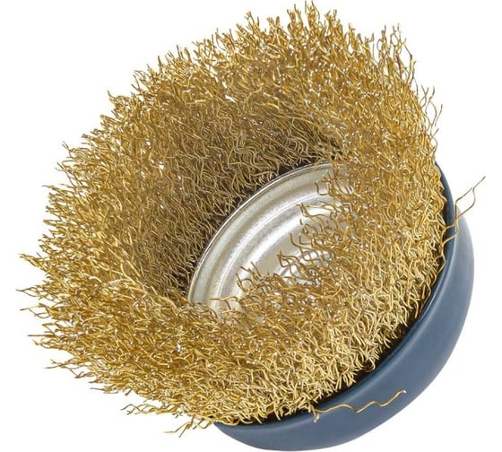 Изображение товара Кордщетка чашеобразная латунная 60 мм, М14 для УШМ Forsage F-BWC025(19924)