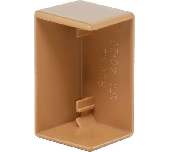 Изображение товара Заглушка для РКК Рувинил 40x25 коричневая упаковка 20 шт ЗГЛ-40х25-К