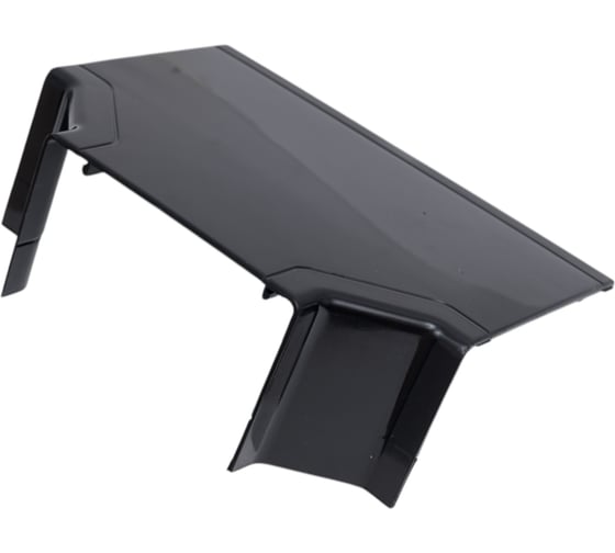 Изображение товара Накладной тройник 90 градусов для РКК Рувинил 100x60 черный упаковка 4 шт ТРН-100х60-Ч