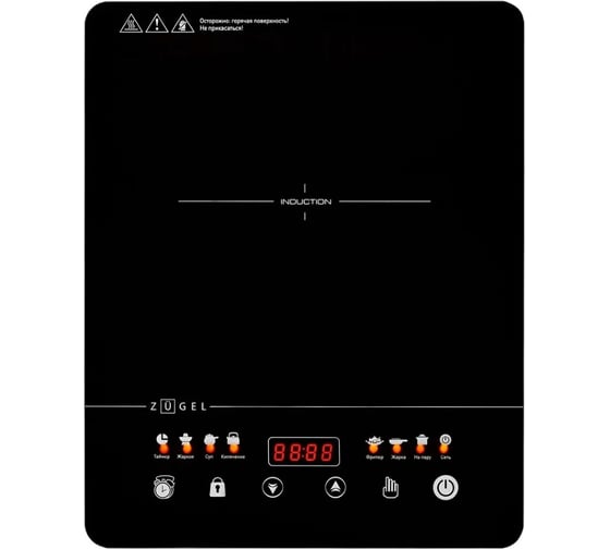 Изображение товара Настольная индукционная плита ZUGEL ZIHF60B
