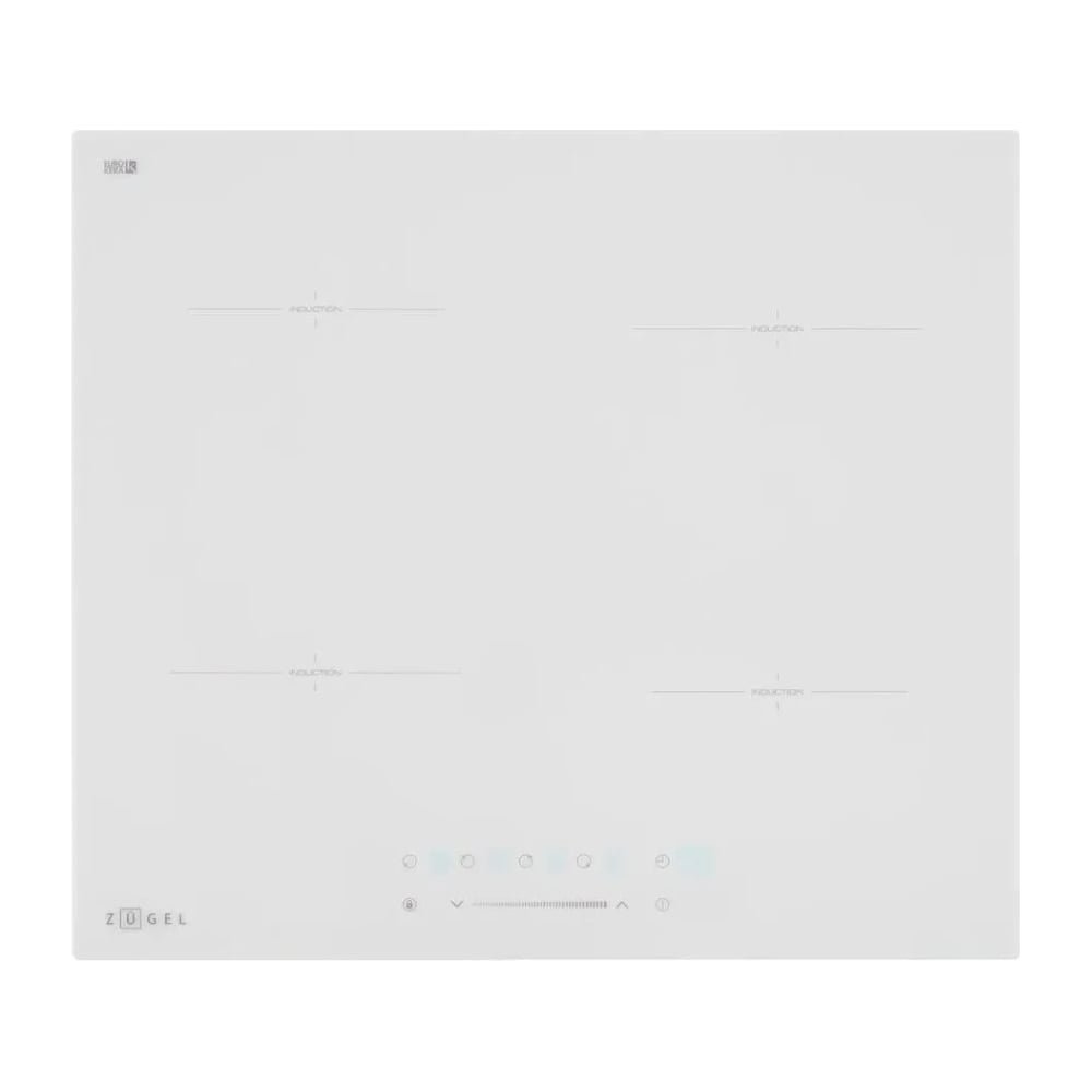Изображение товара Индукционная варочная поверхность ZUGEL ZIH604W белая 4 конфорки