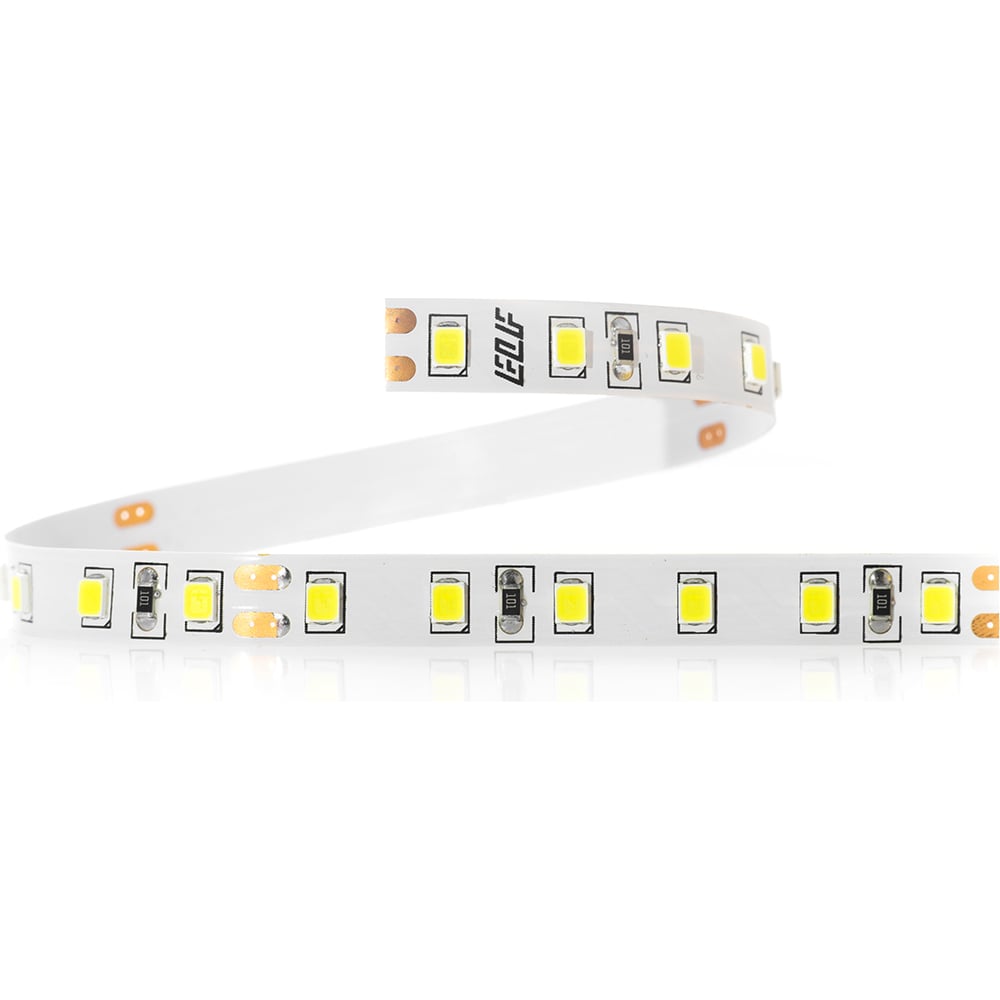 фото Светодиодная лента elf 480smd диодов 2835, 24в, белая 480smd2835nww-hy24