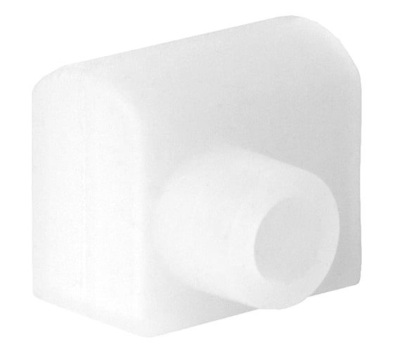 Изображение товара Торцевая заглушка для NeonLine ELF 8мм, боковой изгиб, с отверстием 10 штук Cap-NL-8-side-O