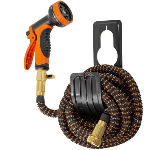 Изображение товара Садовый шланг в комплекте с пистолетом-распылителем WMC TOOLS 15 м WMC-TG7106005-15M 56343