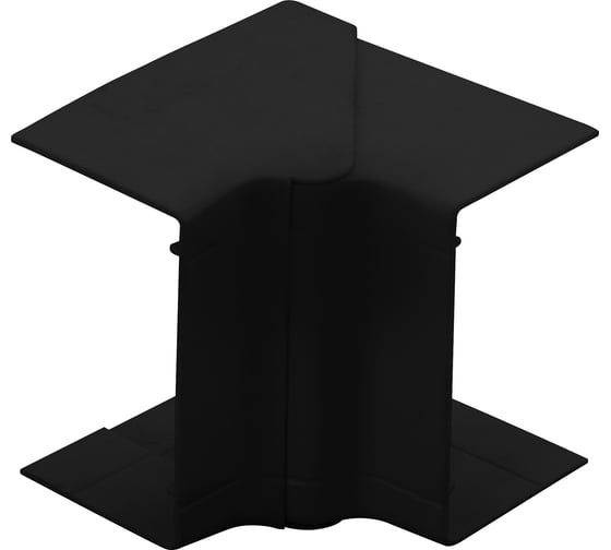 Изображение товара Внутренний угол Рувинил для РКК 100x60 разводной черный уп 4 шт УВН-100х60-Ч