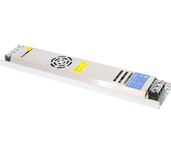 Изображение товара Блок питания интерьерный ELF 12В, 300Вт, ультратонкий металлический перфорированный корпус с кулером ELF-12300BEultra-JH