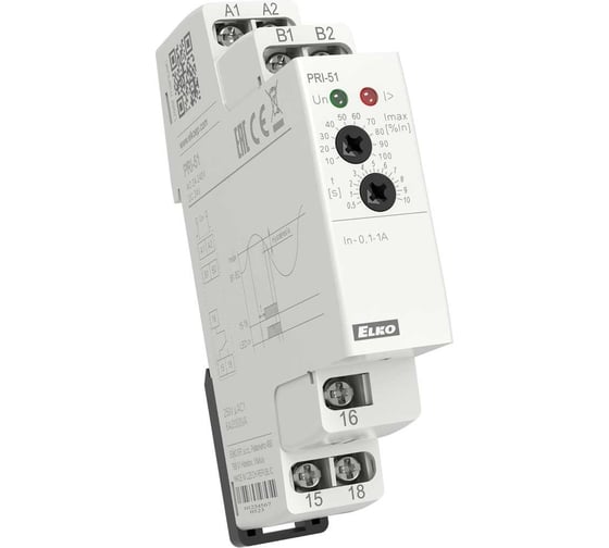 Изображение товара Реле контроля тока ELKO EP PRI-51/1A 1A 0000000044Е