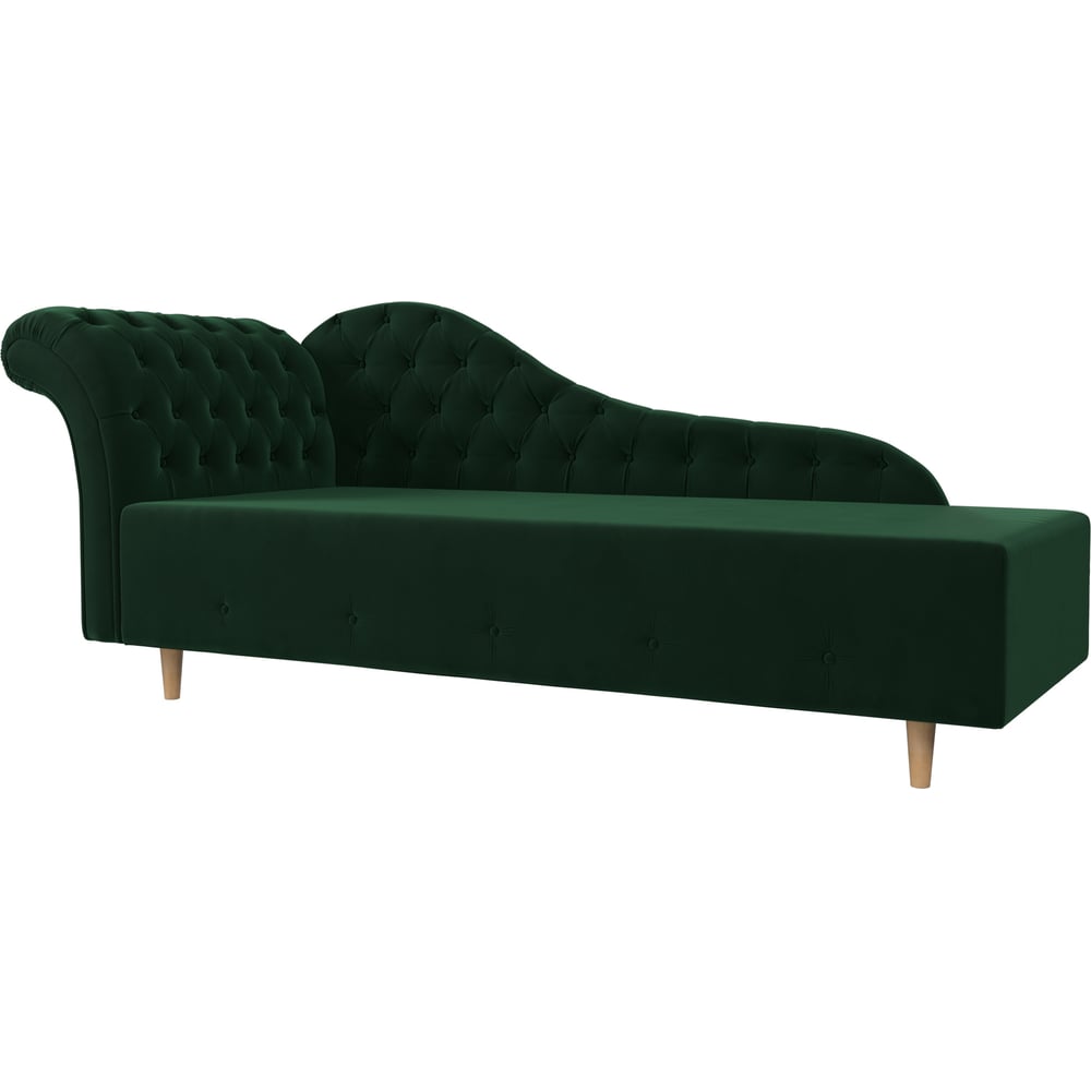 Изображение товара Кушетка Лига диванов Камерон левая в стиле модерн, велюровая, 3 места