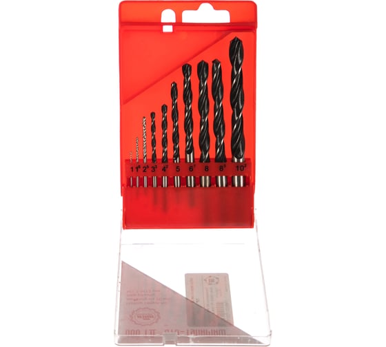 Изображение товара Набор сверл под резьбу по металлу, 10 шт. Туламаш 72662
