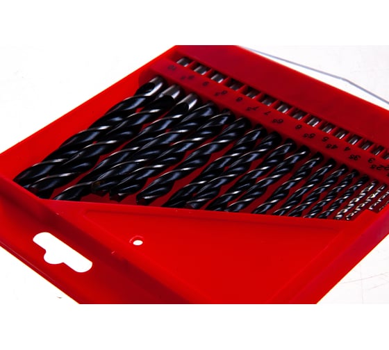 Изображение товара Набор сверл по металлу 1-10 мм, 19 шт. Туламаш 72665