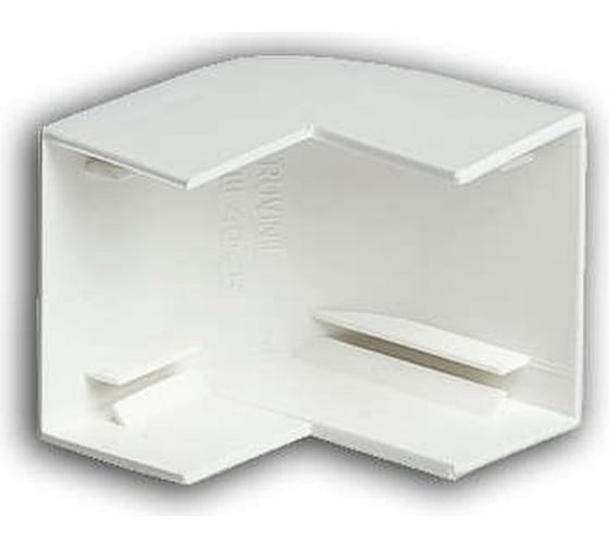 Изображение товара Внешний угол Рувинил для РКК 40x40 белый уп 10 шт УВШ-40х40