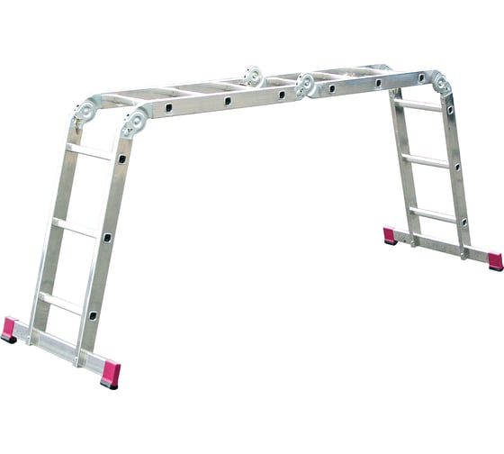 Изображение товара Шарнирная универсальная стремянка-трансформер 4х3 Krause Corda 085009