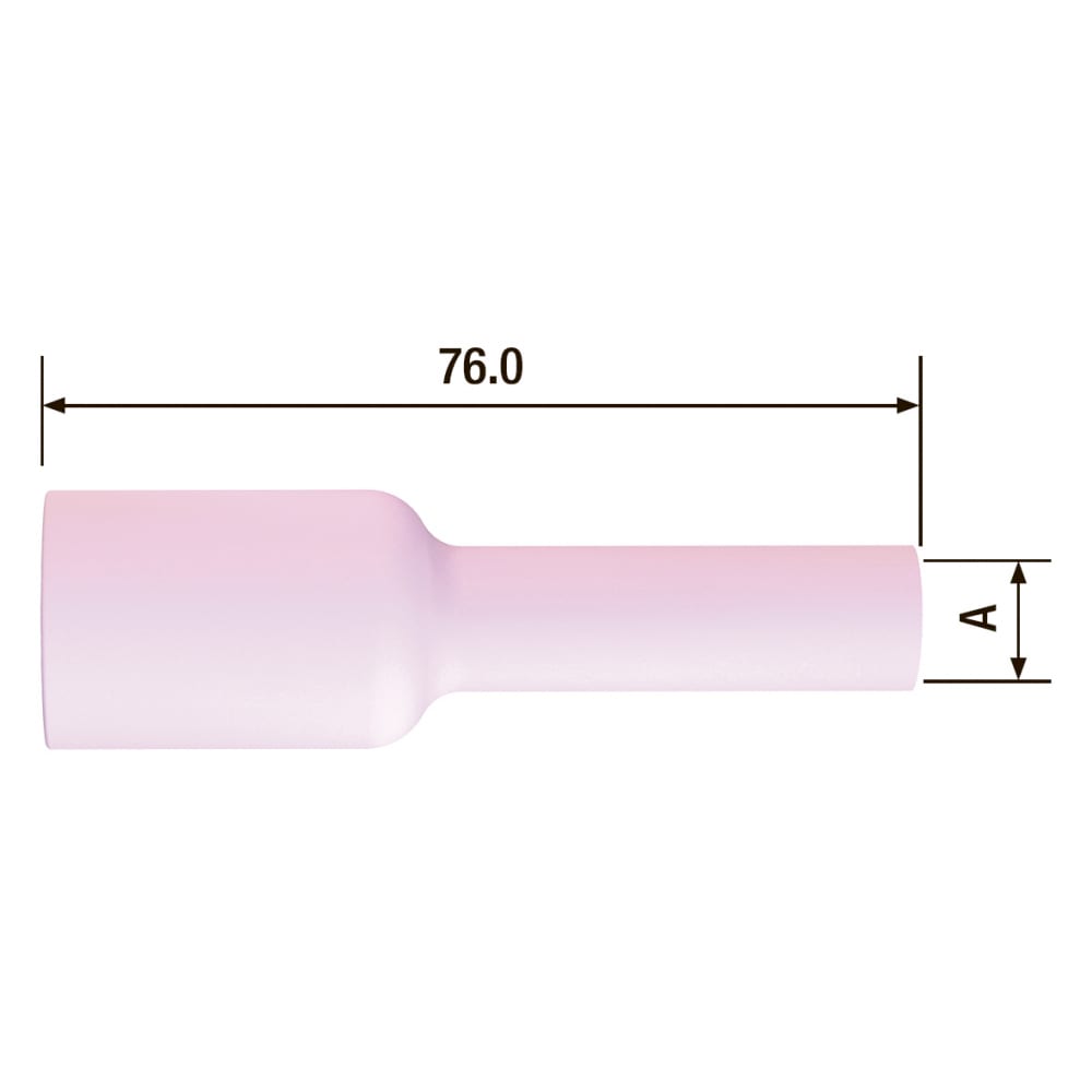 Керамическое сопло для газовой линзы №6L ф10 FB TIG 17-18-26 FUBAG керамическое увеличенное сопло для газовой линзы для fb tig 240 550w fubag