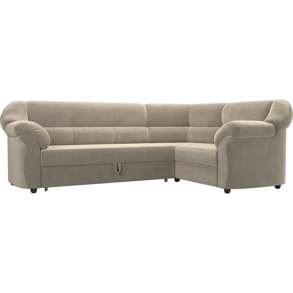 Изображение товара Угловой диван Лига диванов Карнелла правый угол микровельвет стиль модерн