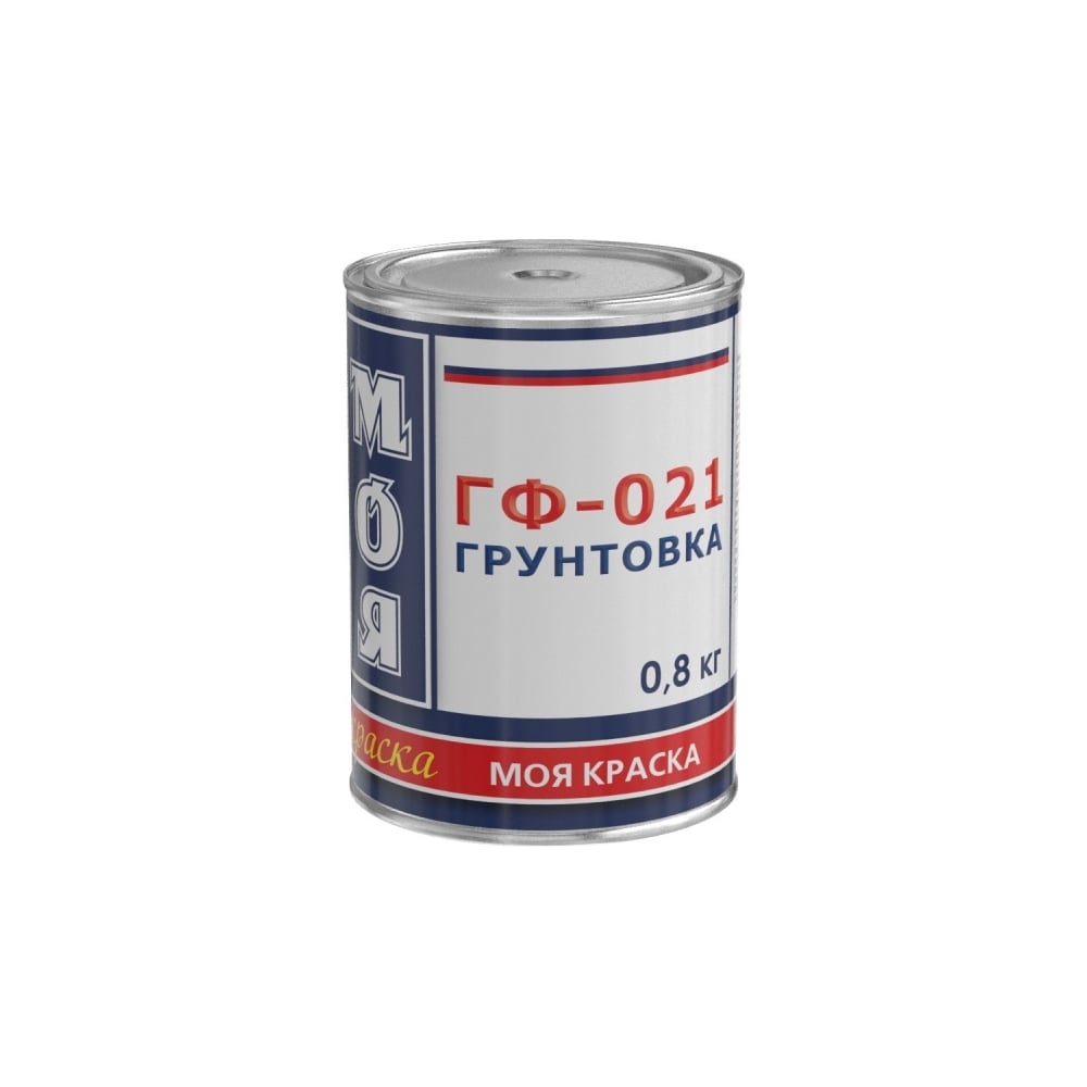 Изображение товара Грунт МОЯ КРАСКА ГФ-021 серый, 0.8 кг 16469
