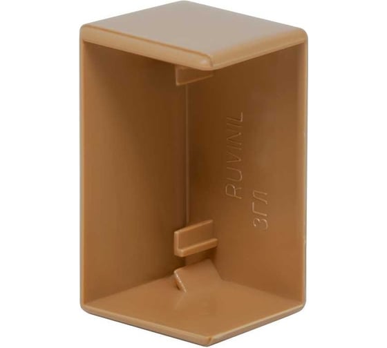 Изображение товара Заглушка Рувинил для РКК 16x16 коричневая уп 20 шт ЗГЛ-16х16-К