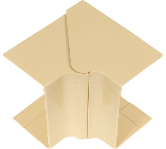 Изображение товара Внутренний угол Рувинил для РКК 100x60 разводной бежевый уп 4 шт УВН-100х60-27М