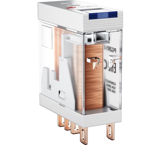 Изображение товара Электромеханическое реле Prompower однополюсное номинальный ток 12а, управление 24vdc, pg2r1-s dc24 PG2R1SDC24