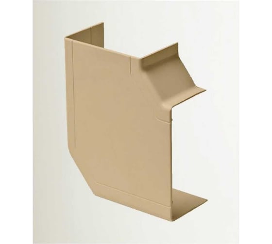 Изображение товара Поворот на 90 градусов Рувинил для РКК 100x60 бежевый уп 4 шт ПВР-100х60-27М